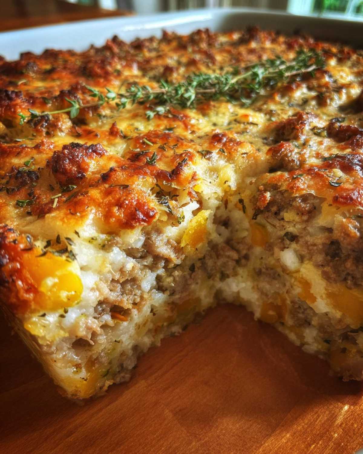 Paleo squash casserole - detail 4