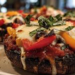 Portobello Mushroom Pizzas