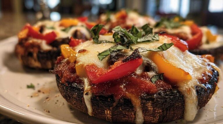 Amazing 30-Minute Portobello Mushroom Pizzas Portobello Mushroom Pizzas