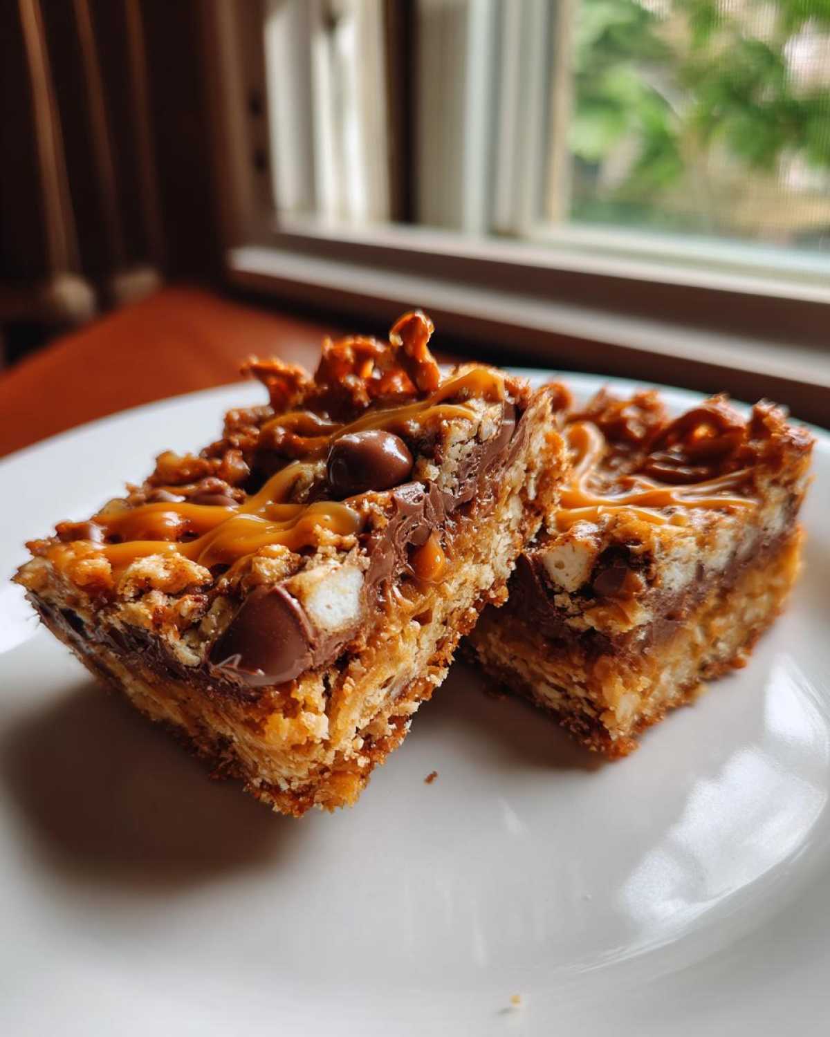 Salted Caramel Pretzel Magic Bars - detail 2