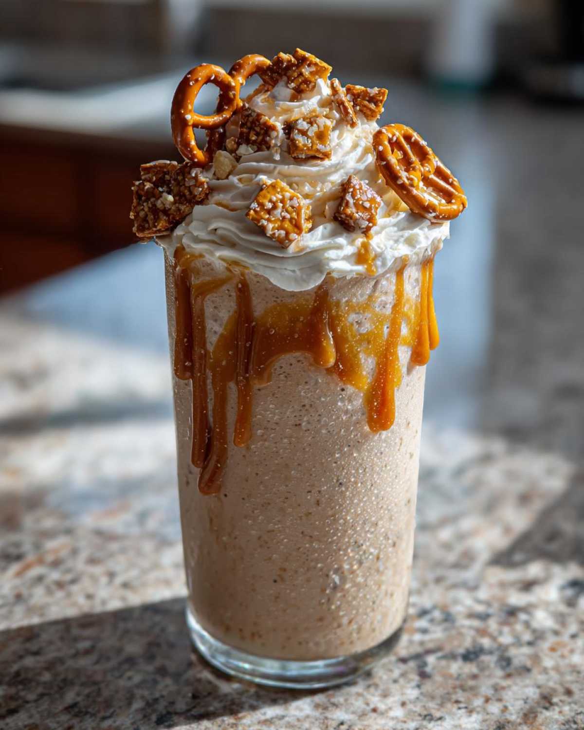 Salted Caramel Pretzel Milkshake (5-Minute Indulgence) - detail 3