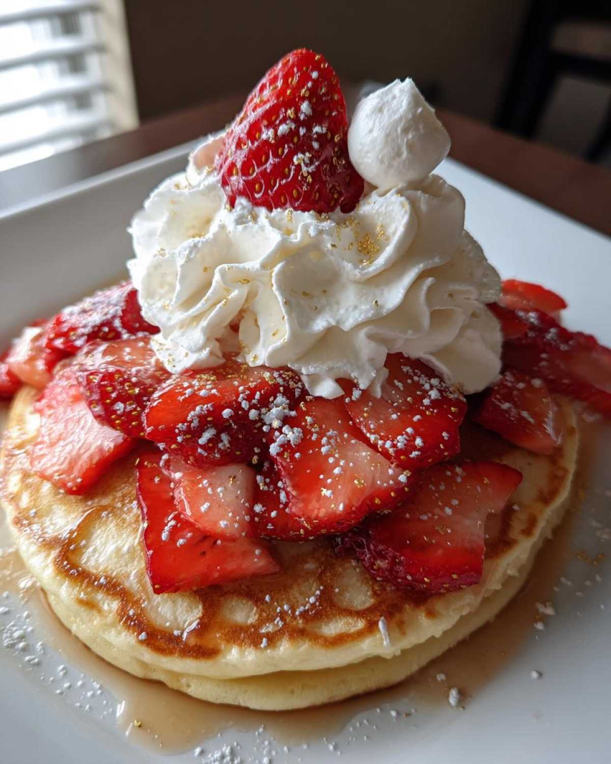 Santa Hat Pancakes (Fun Christmas Morning Treat, 15 Minutes) - detail 3