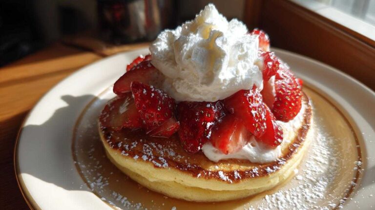 Santa Hat Pancakes (Fun Christmas Morning Treat, 15 Minutes)