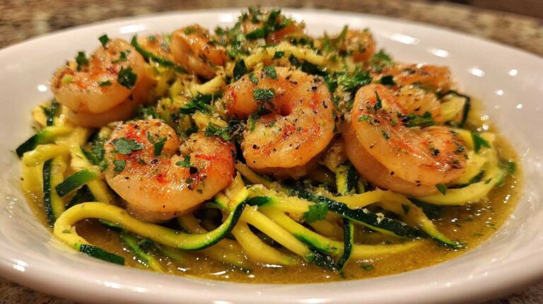 Shrimp Zoodle Scampi