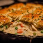 Skillet Chicken Pot Pie (20-Minute Shortcut Comfort Food)