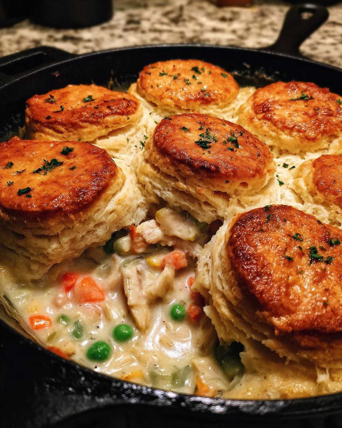 Skillet Chicken Pot Pie (20-Minute Shortcut Comfort Food) - detail 2