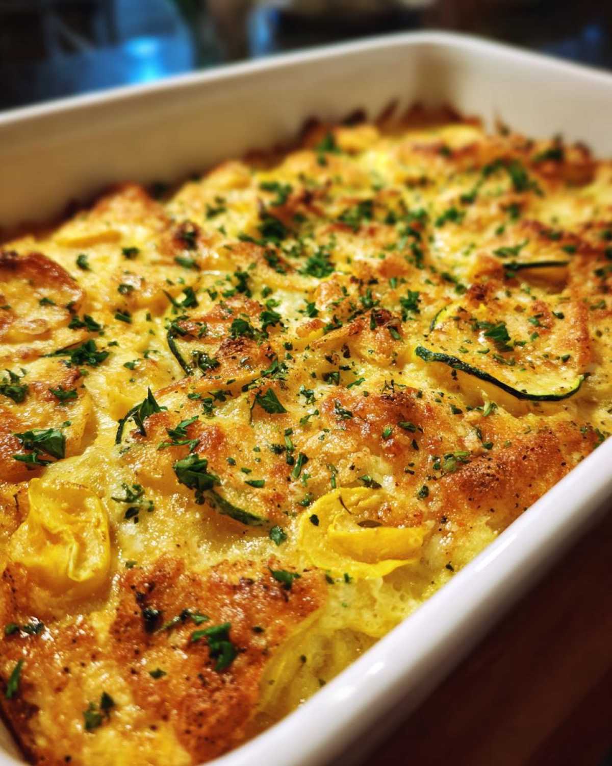 Sour cream squash casserole - detail 2