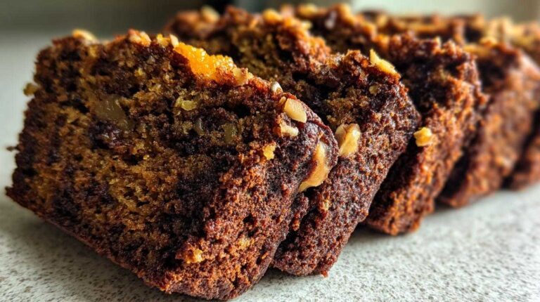 Spiced Chocolate Zucchini Bread Orange Walnuts