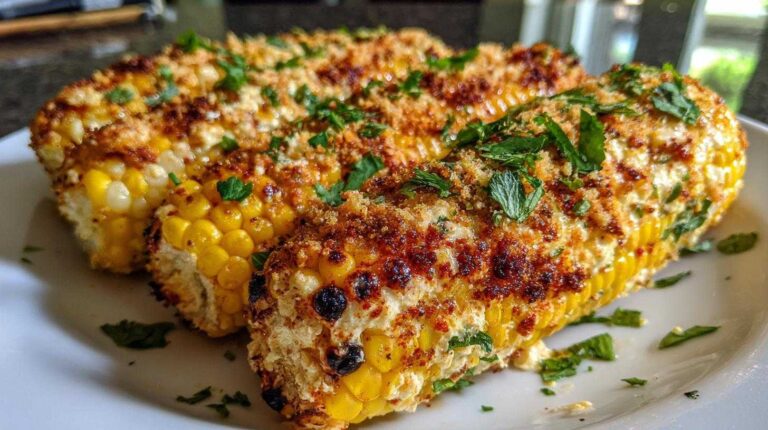 Spicy Mexican street corn