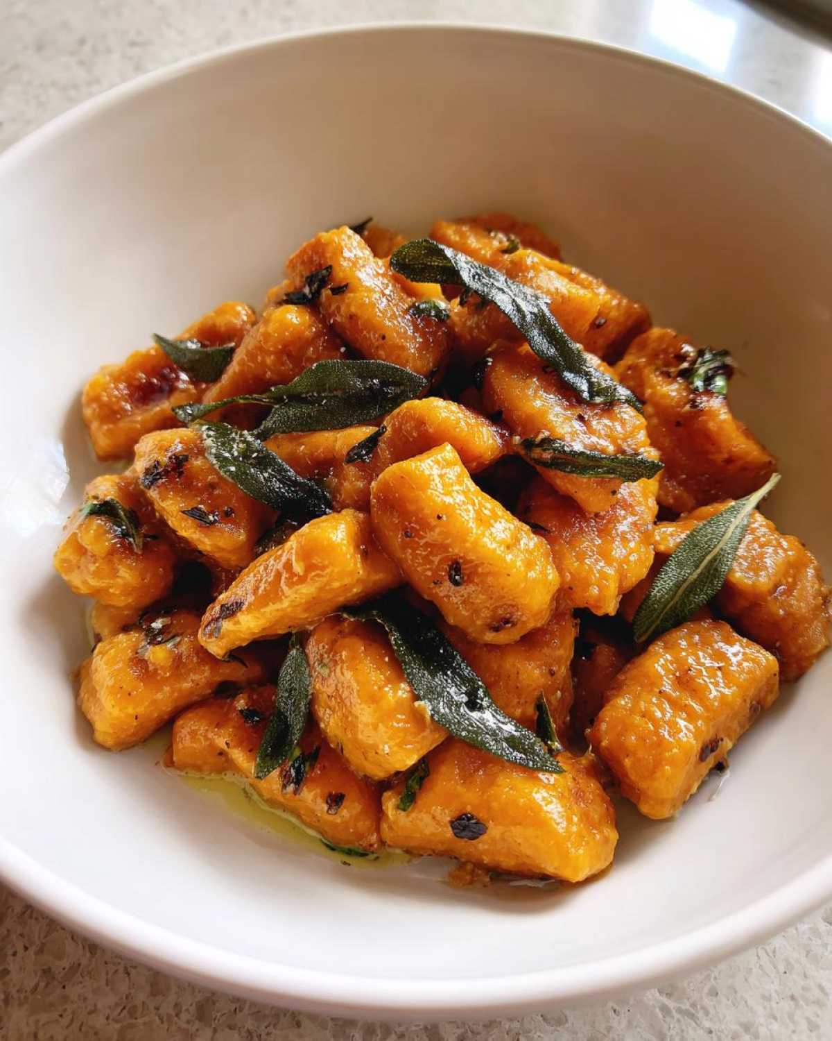 Sweet Potato Gnocchi with Sage (15-Minute Fall Dinner) - detail 1
