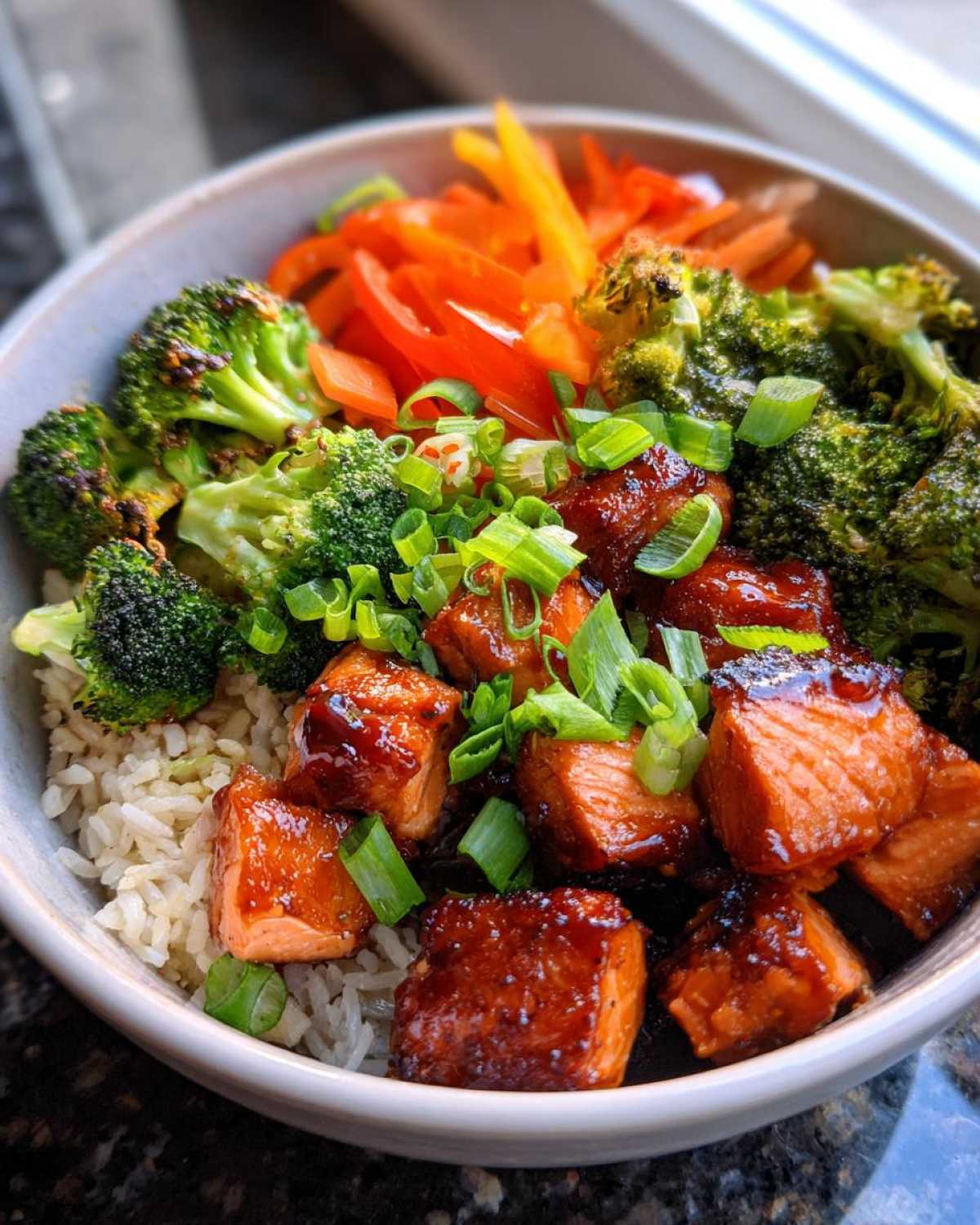 Teriyaki Salmon Bowls (20-Minute Healthy Dinner) - detail 1