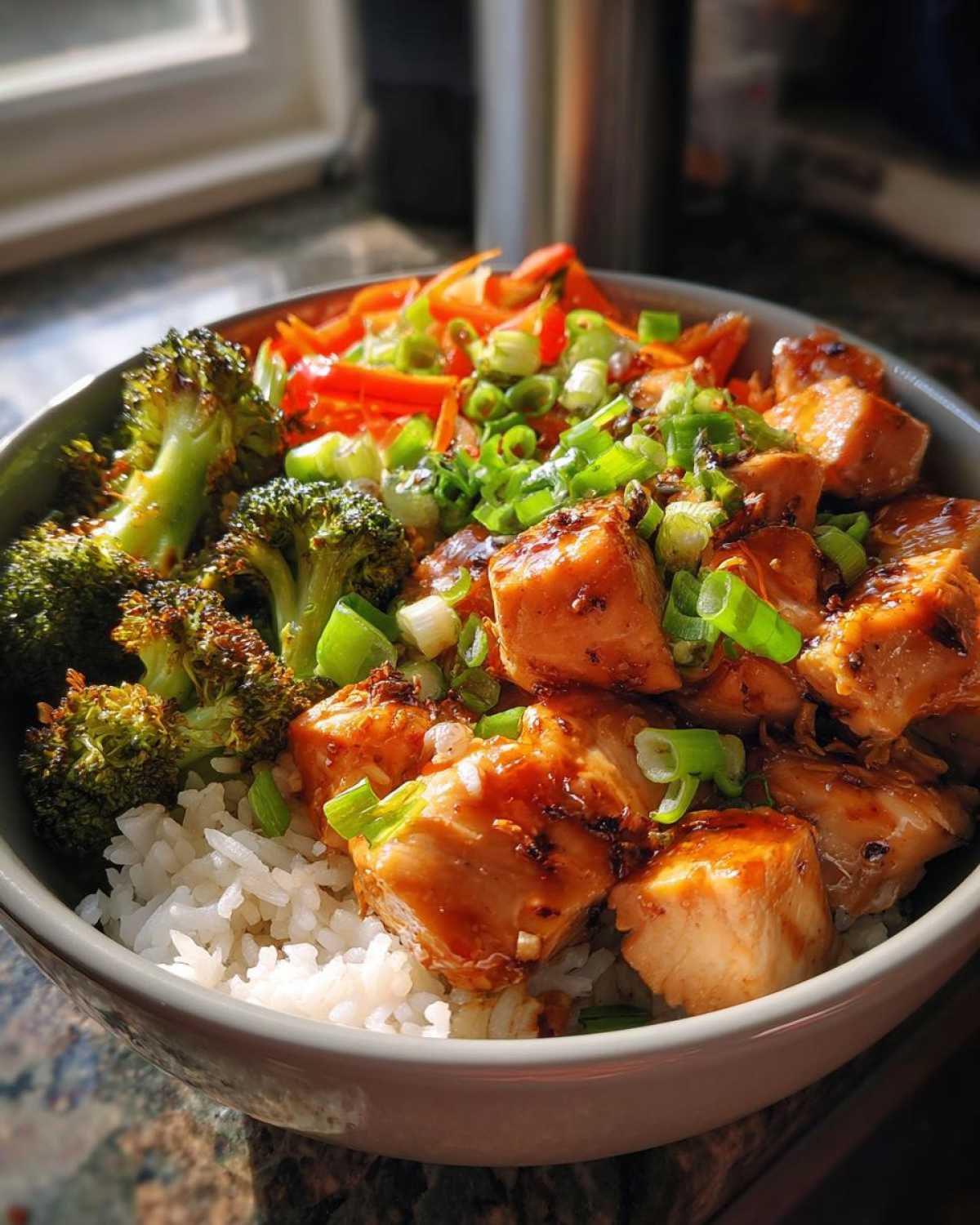 Teriyaki Salmon Bowls (20-Minute Healthy Dinner) - detail 3