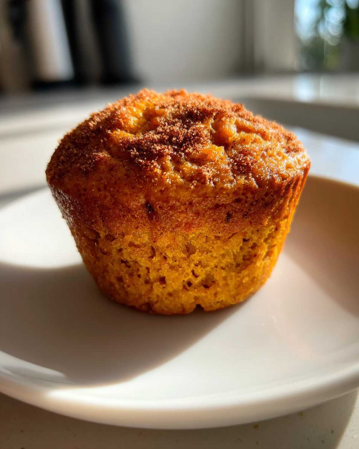 Vegan pumpkin muffins - detail 1