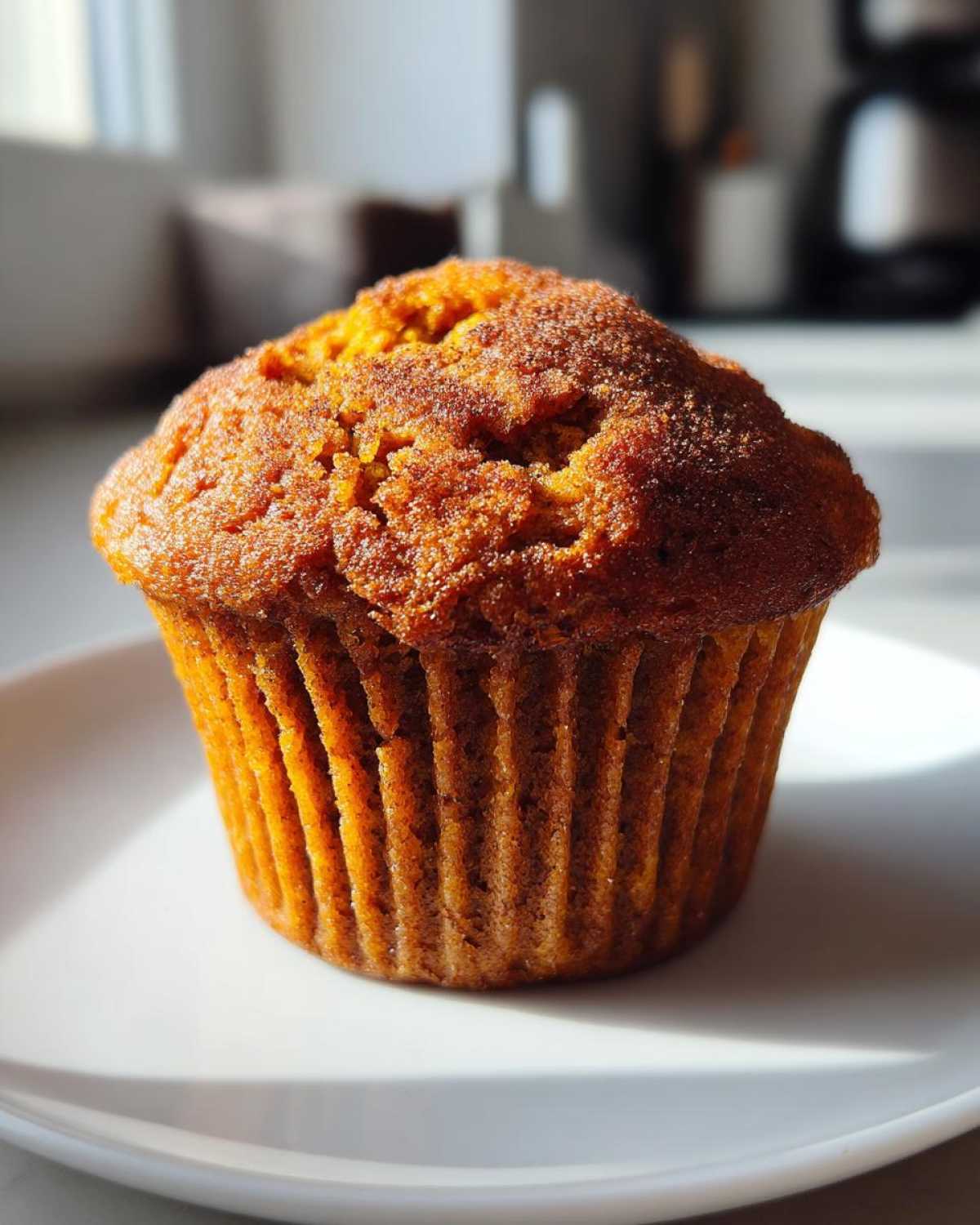 Vegan pumpkin muffins - detail 2