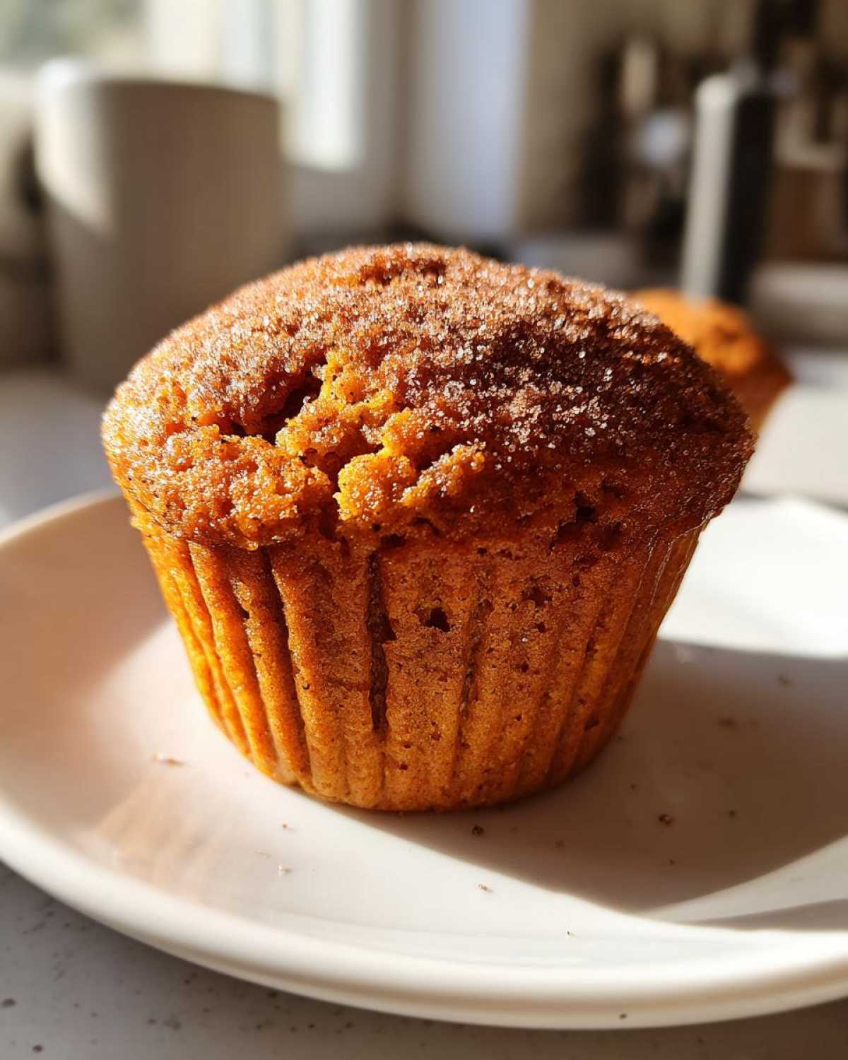 Vegan pumpkin muffins - detail 4