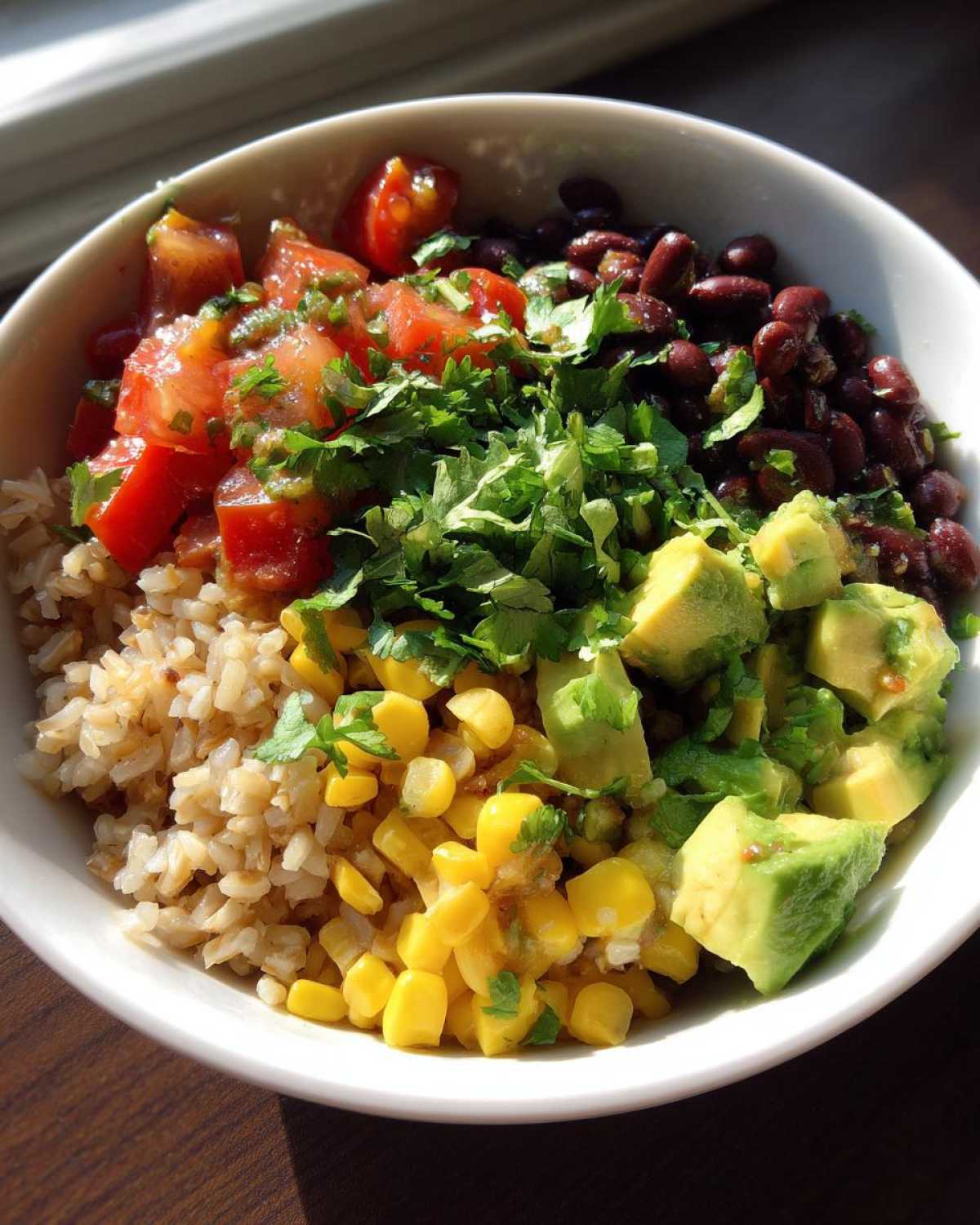 Vegetarian Burrito Bowl (10-Minute No-Cook Meal) - detail 4