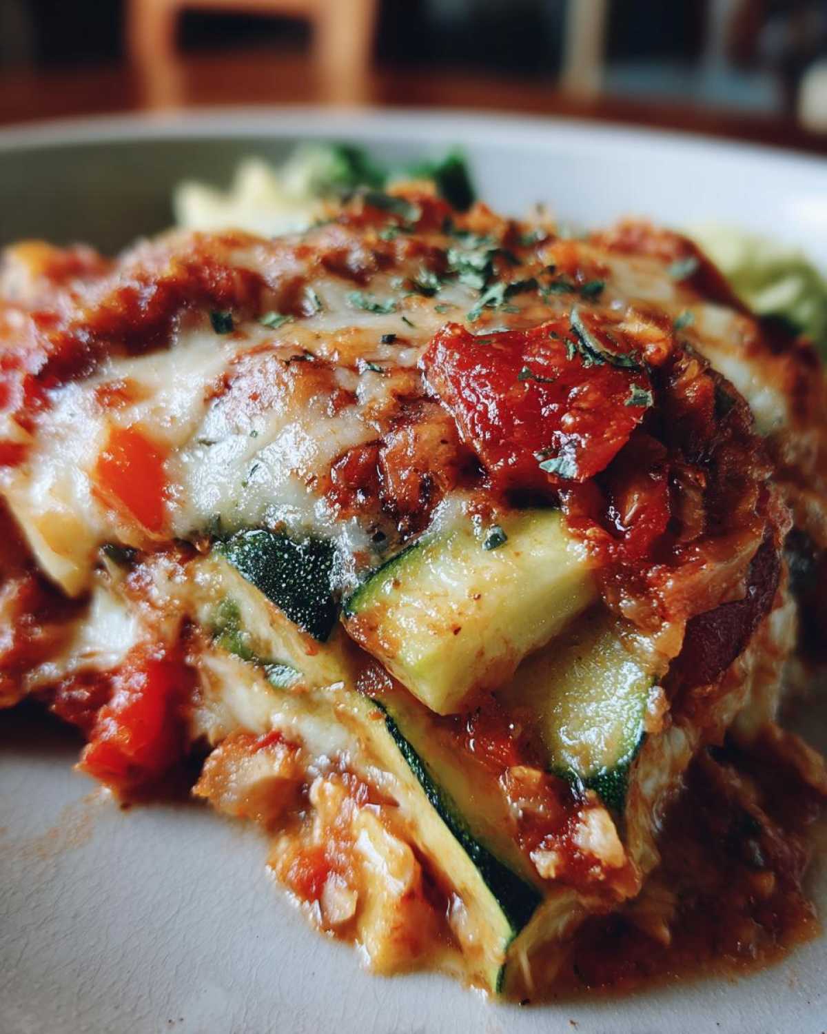 Zucchini squash casserole - detail 1