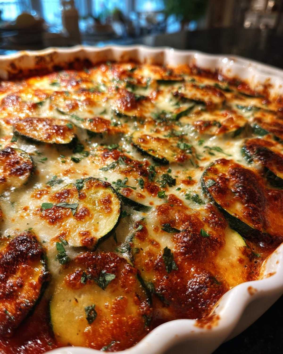 Zucchini squash casserole - detail 2