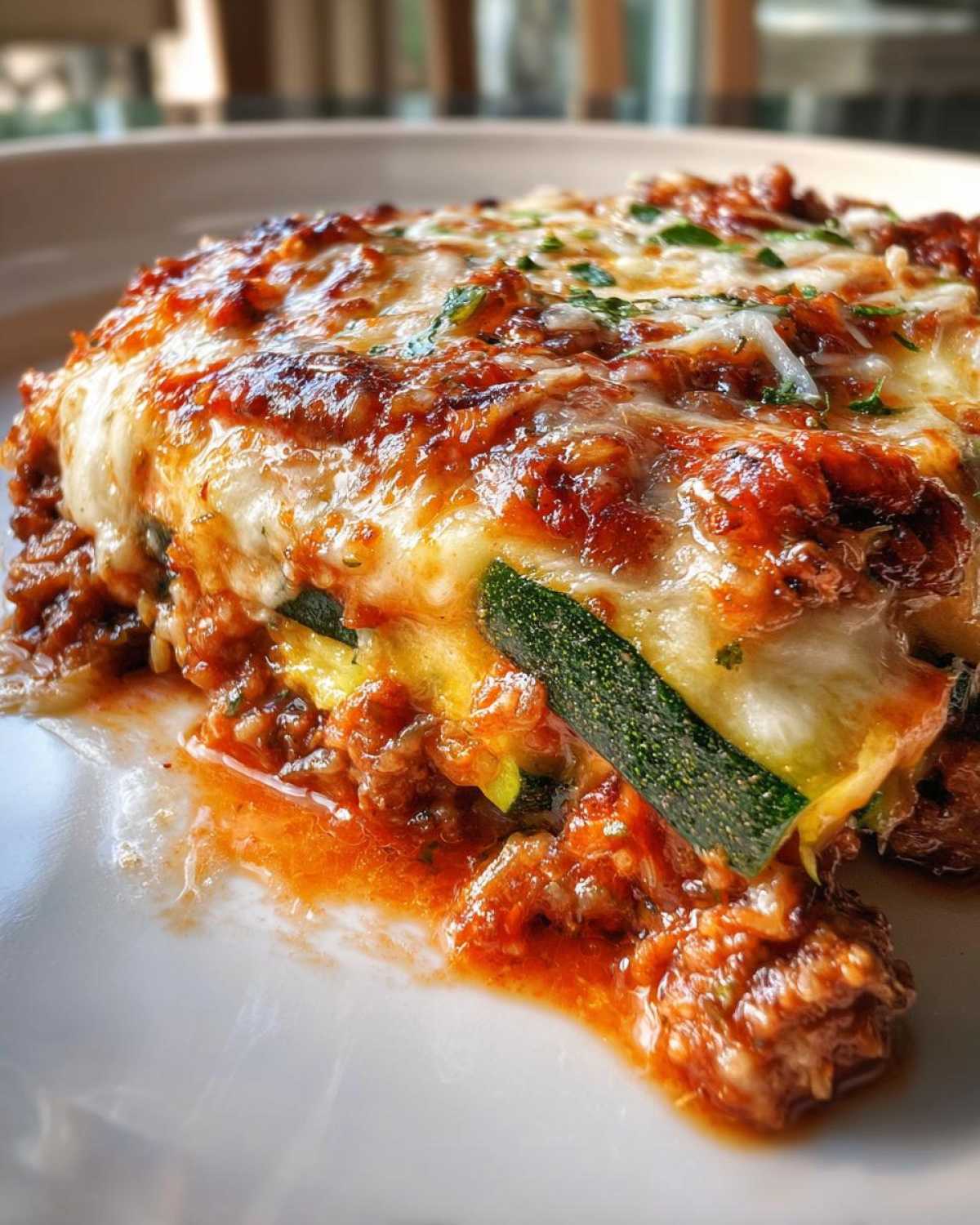 Zucchini squash casserole - detail 3