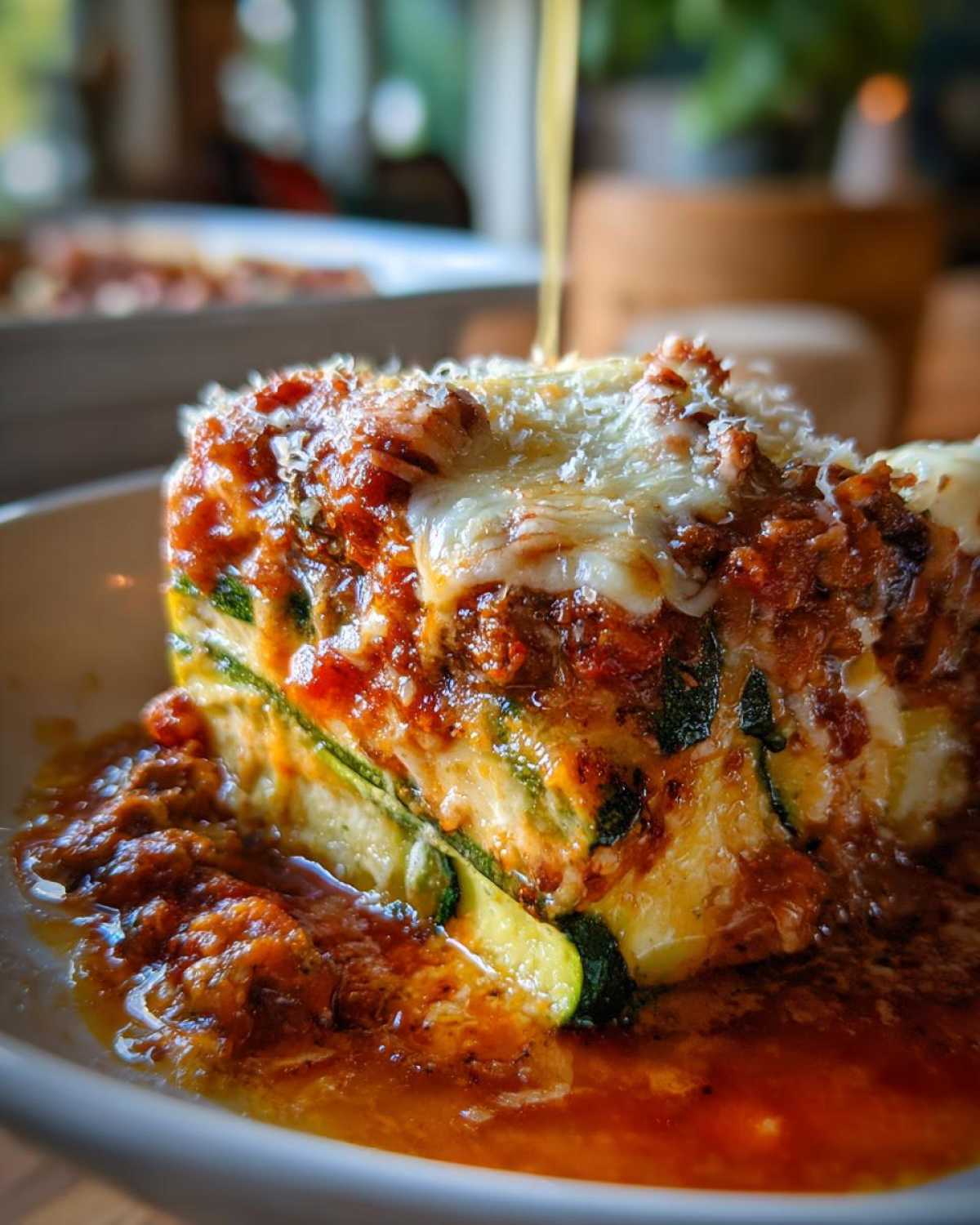 Zucchini squash casserole - detail 4