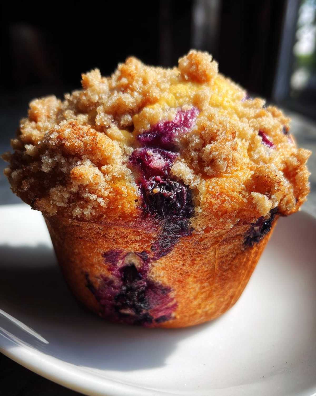 blueberry muffin - detail 1