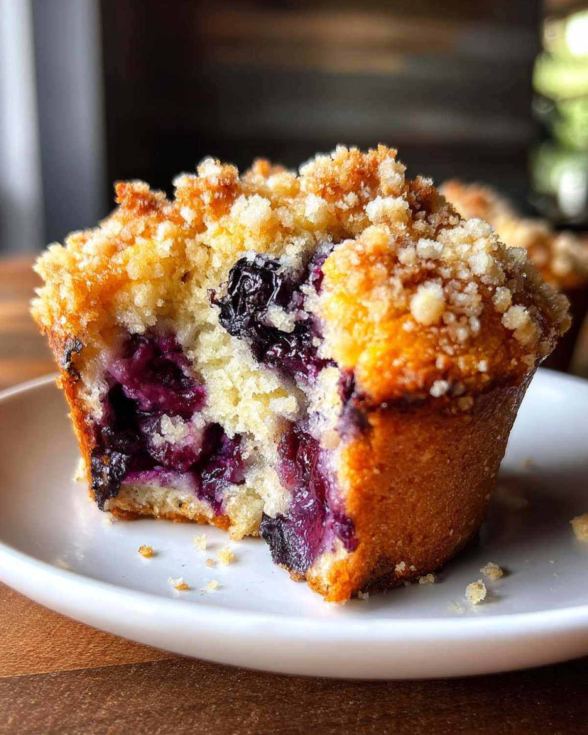 blueberry muffin - detail 3
