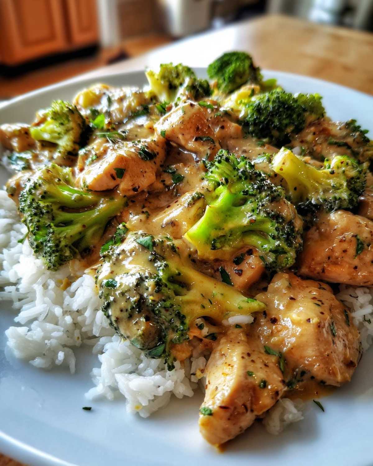 chicken and broccoli - detail 1
