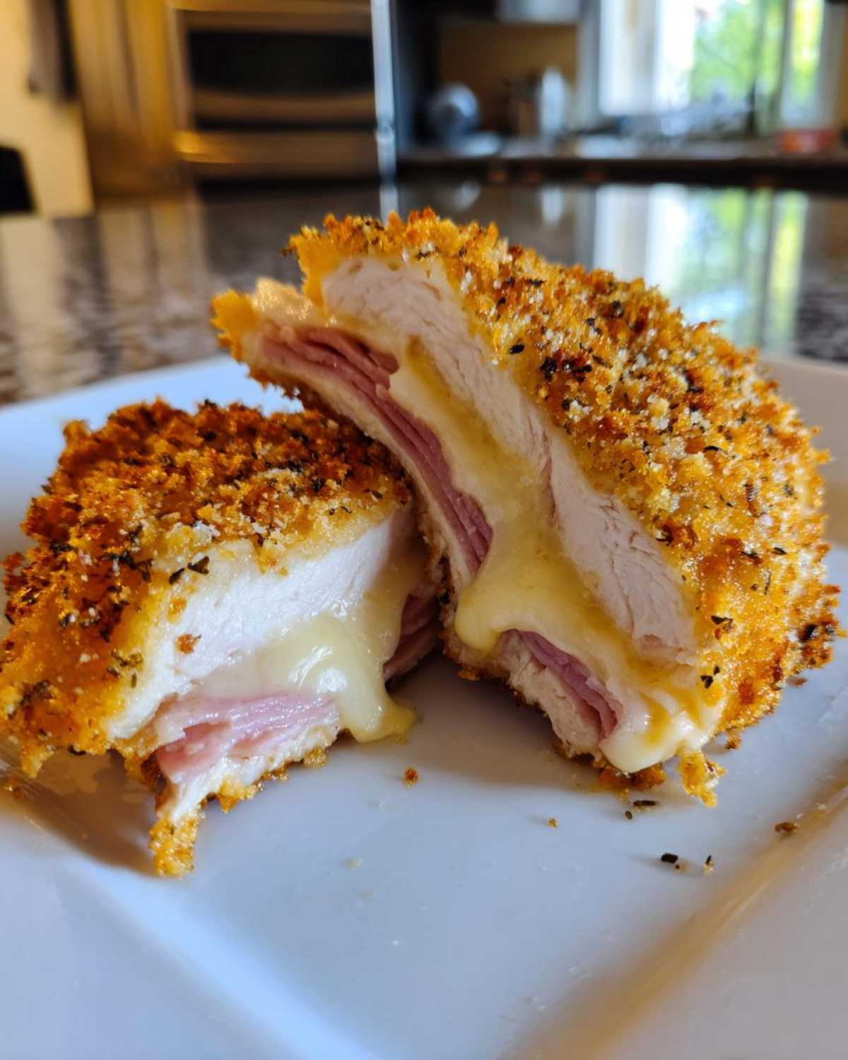 chicken cordon bleu - detail 1