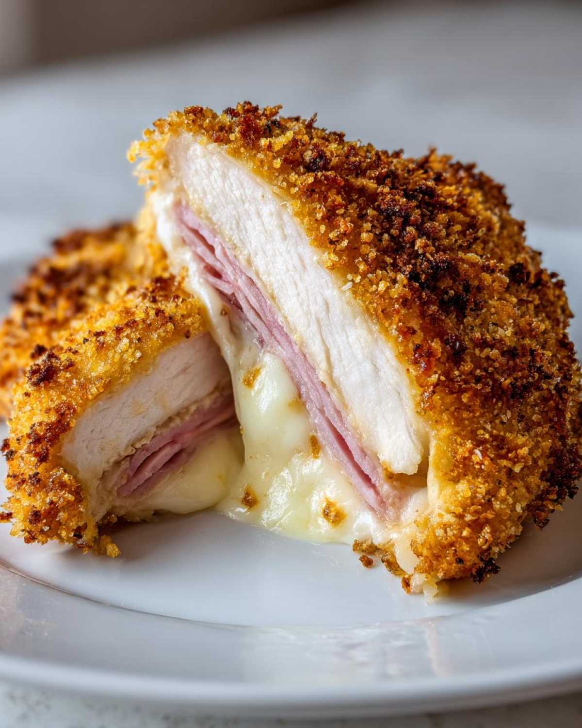 chicken cordon bleu - detail 2