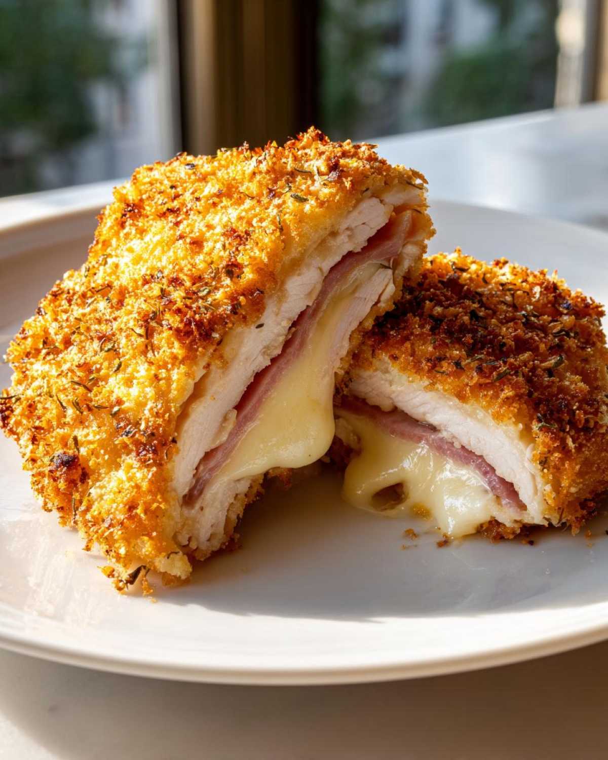 chicken cordon bleu - detail 3