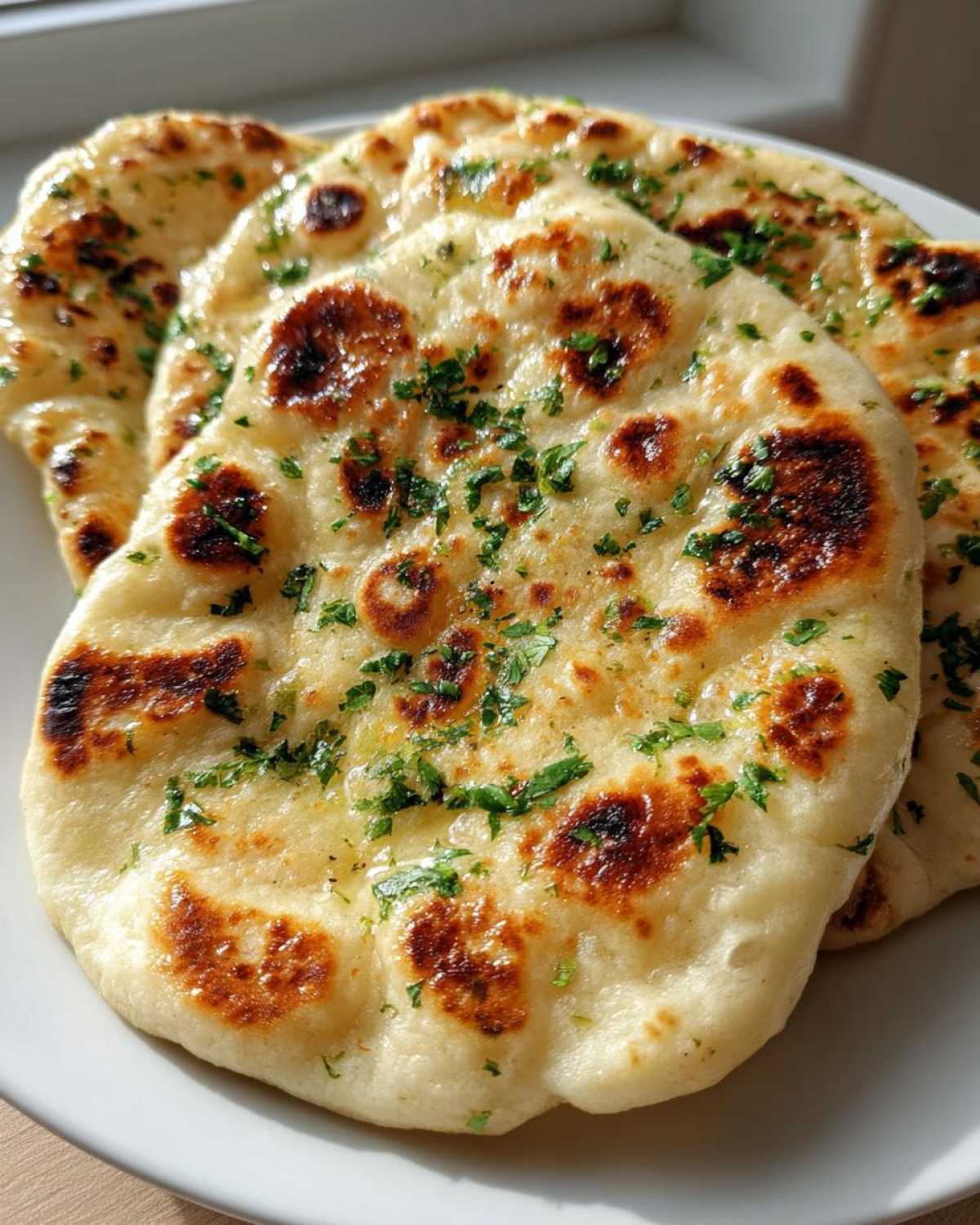 homemade naan bread - detail 4