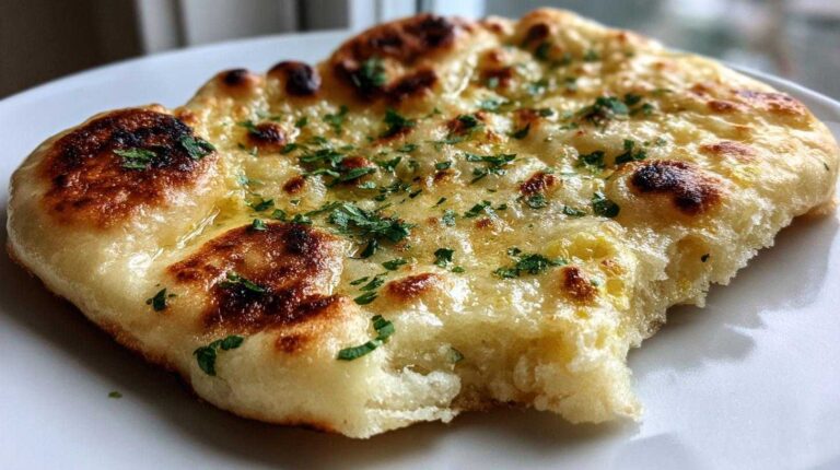 homemade naan bread