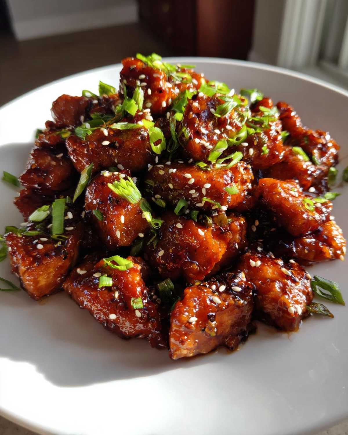 honey garlic chicken - detail 3