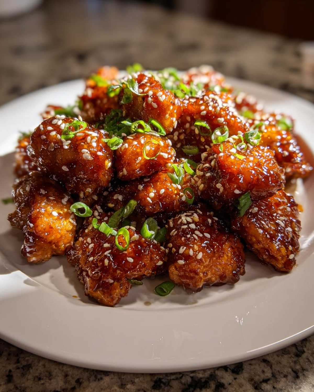 honey garlic chicken - detail 4