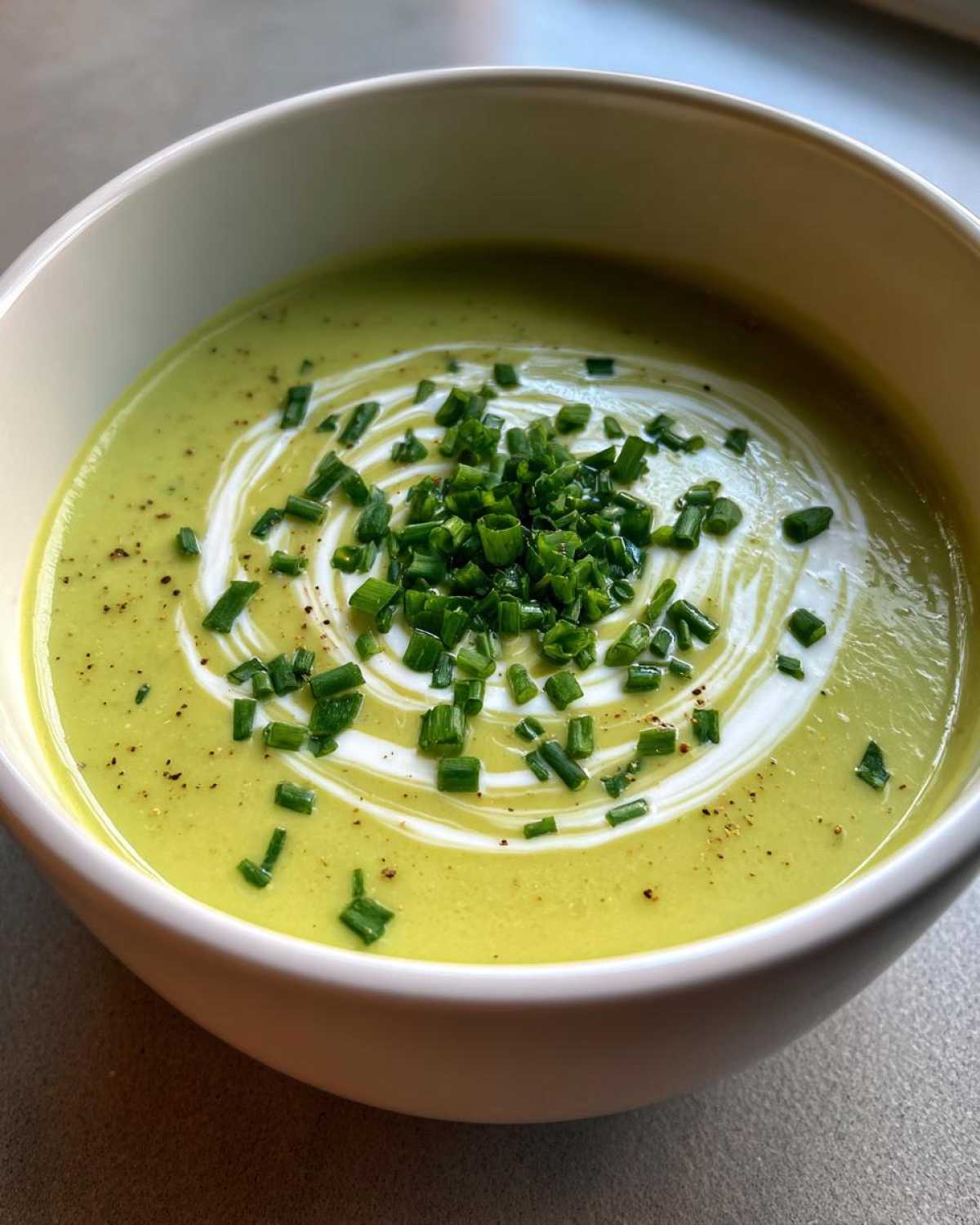 leek soup - detail 1
