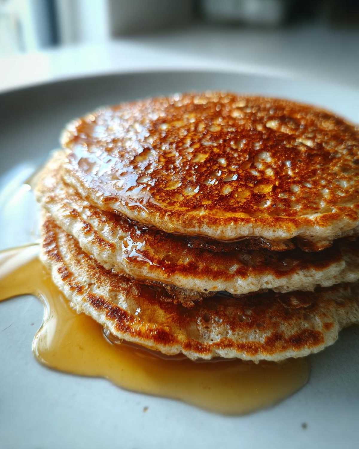 oatmeal pancakes - detail 4