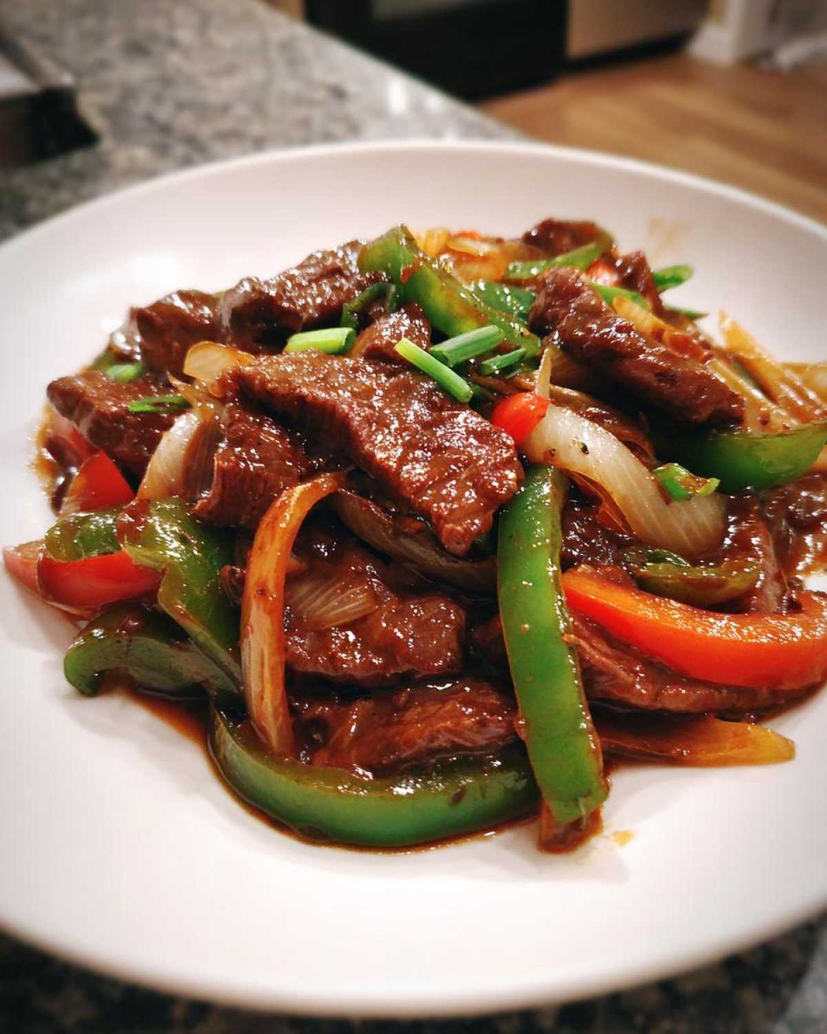 pepper steak - detail 1