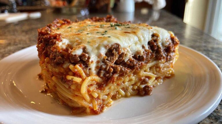 spaghetti pie